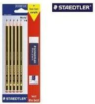 Actual product image Staedtler Pencil + eraser blister card (HB, 5 x)