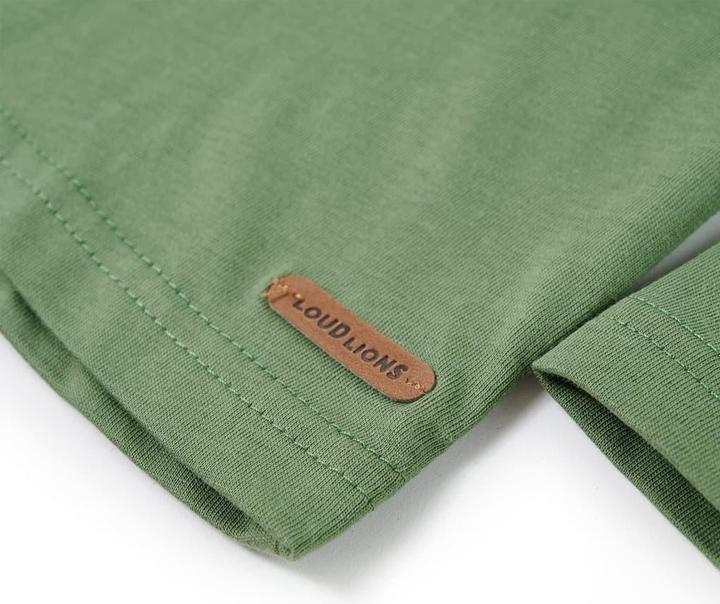 Produktbild VidaXL Kinder-Langarmshirt Helles Khaki 116,Material: 100 (116)