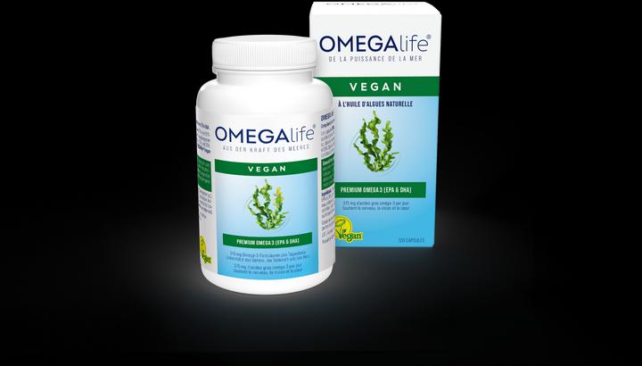 Actual product image Omega-Life Algae oil (120 Piece, Capsules, 120 g)