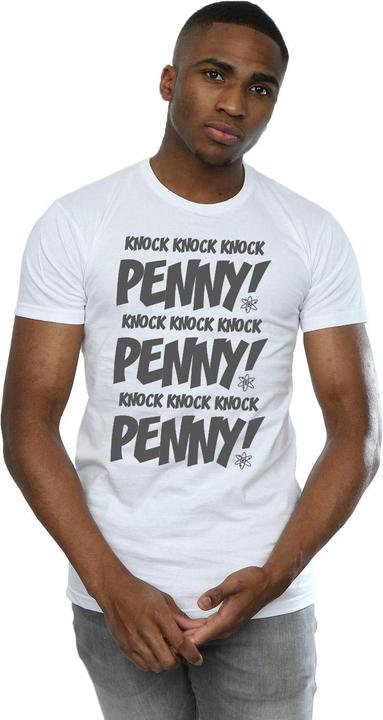 Actual product image Dam Mens Sheldon Knock Knock Penny T-Shirt (L)