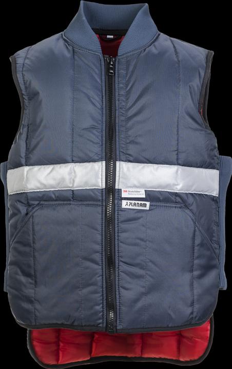 Actual product image Planam Men's thermal waistcoat "5122" navy size 3XL (3XL)