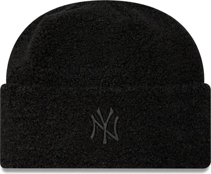 Produktbild New Era Damen Winter Mütze - Borg Sherpa Ny Yankees Schwarz (One Size)