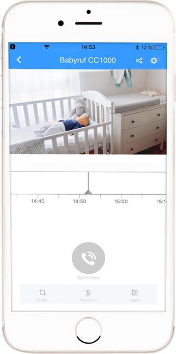 Produktbild Babyruf CC1000 (Babyphone mit Kamera, 1000 m)