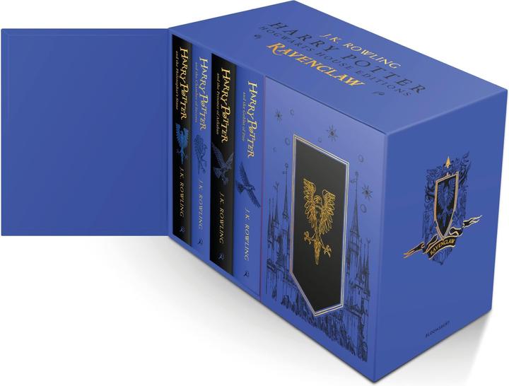 Harry Potter Ravenclaw House Editions Hardback Box Set (Inglese, J.K. Rowling, 2021)