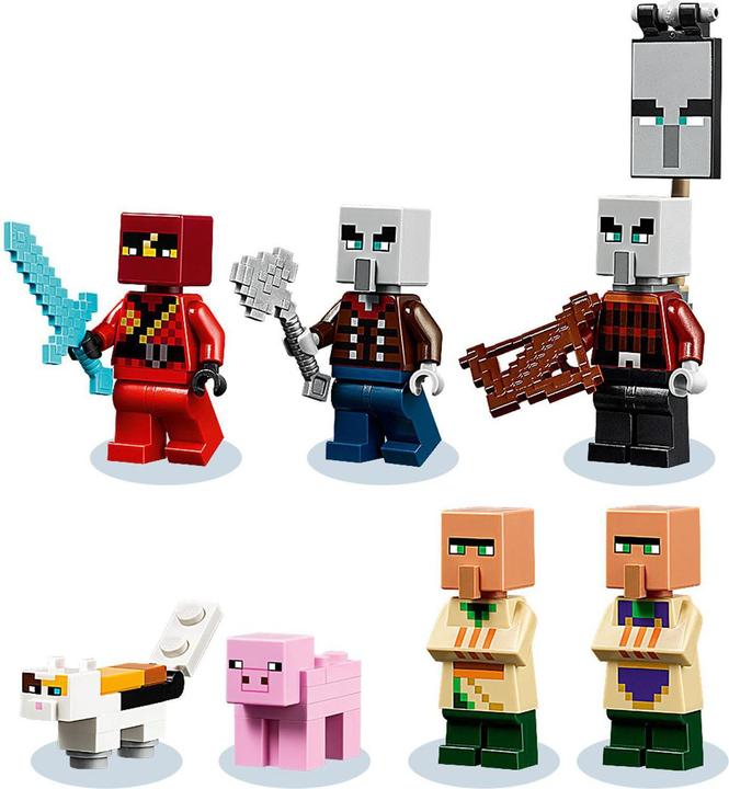 Produktbild LEGO Der Illager-Überfall (21160, LEGO Minecraft)
