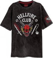 NoName STRANGER THINGS - Hellfire Crest - T-Shirt Unisex (M) (M)