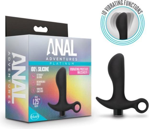 Immagine prodotto Blush Massaggiatore prostatico vibrante di platino delle avventure anali 01