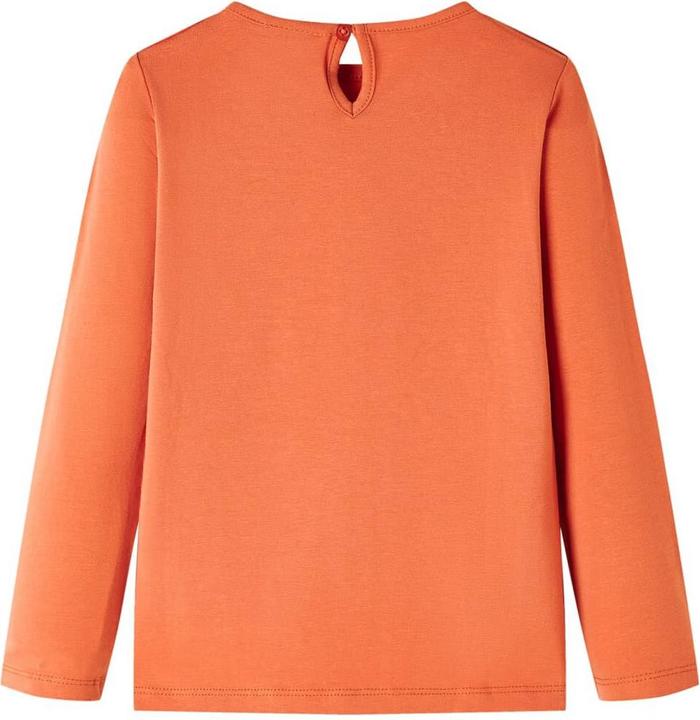 Immagine prodotto VidaXL Camicia da bambino a maniche lunghe arancio scuro 104,Materiale: 95 (104)