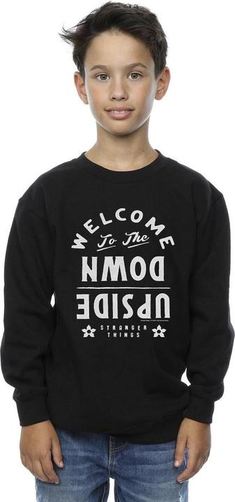 Produktbild Netflix Stranger Things Welcome To The Upside Down Sweatshirt Jungen (140, 146)