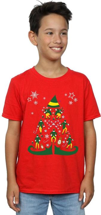 Immagine prodotto Elf Christmas Tree Maglietta Ragazzi (116)