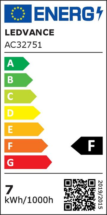 Energie-Label Osram Led Star Par16 (GU10, 6.90 W, 620 lm, 1 x, F)