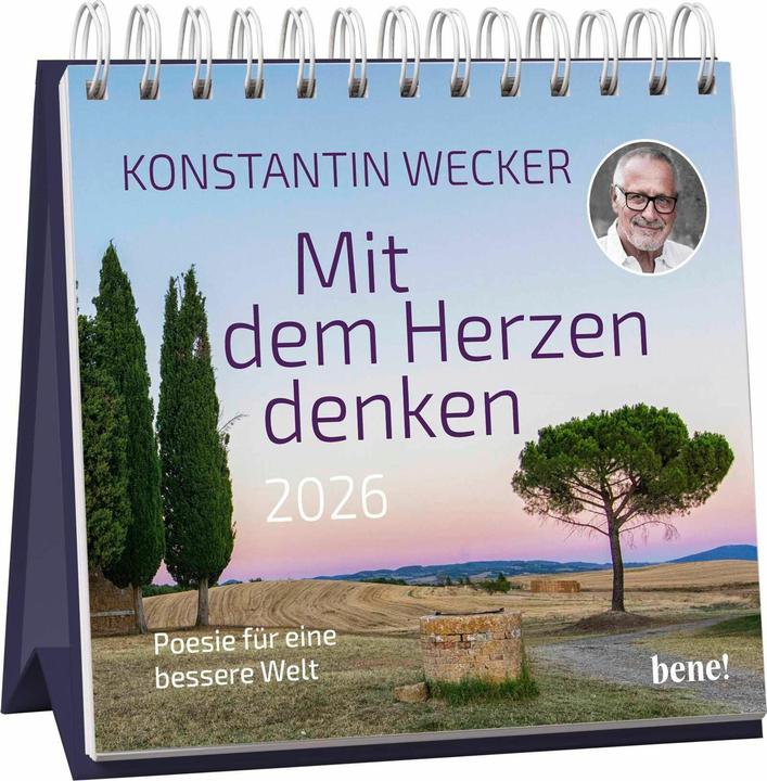 Actual product image Bene Wochenkalender 2026: Mit dem Herzen denken (Hardcover, German)