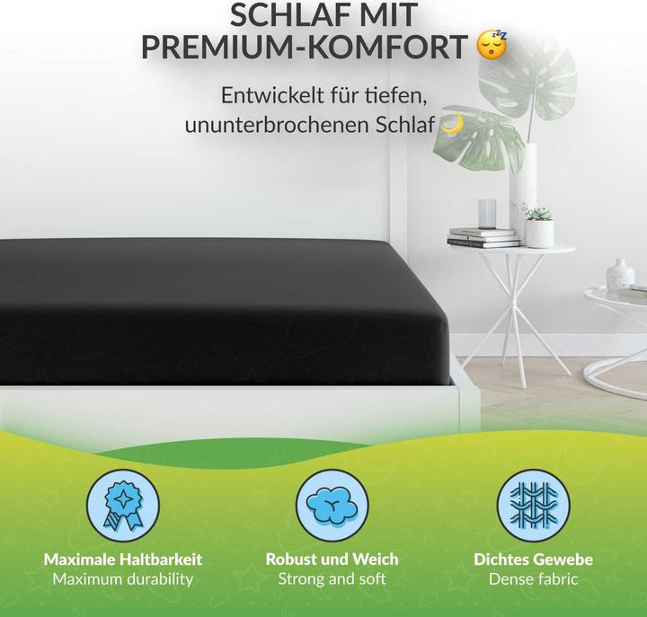 Produktbild Etérea Microfaser Jersey Spannbettlaken (100 x 200 cm, 90 x 200 cm)