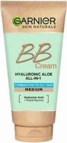 Actual product image Garnier GARNIER Hyaluronic Aloe All-In-1 BB Cream nawilżający krem BB do skóry mieszanej i tłustej Śniady 50