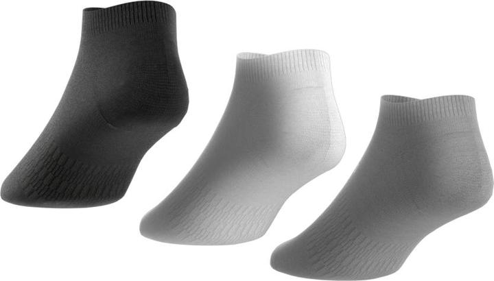 Produktbild adidas 3 Paar Performance No Show Sneaker Socken Unisex Kurzsocke, Farbe:schwarz - weiss - grau, Sock (XL)