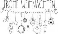 Produktbild Rayher Frohe Weihnachten