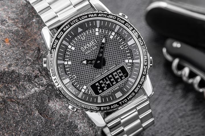 Produktbild Skmei 1898SIBK Herrenuhr + BOX