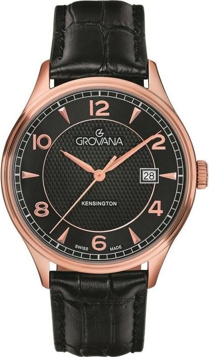 Grovana KENSINGTON CLASSIC-Kollektion – Schweizer Quarzuhr (Swiss Made)