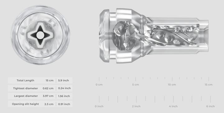 Productafbeelding Kiiroo Feel Pocket Stroker Crystal + PowerBlow Combo