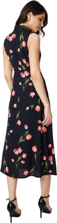 Immagine prodotto Dorothy Perkins Vestito Midi Floreale Pulsante Passante Corpetto Donna (34 D)
