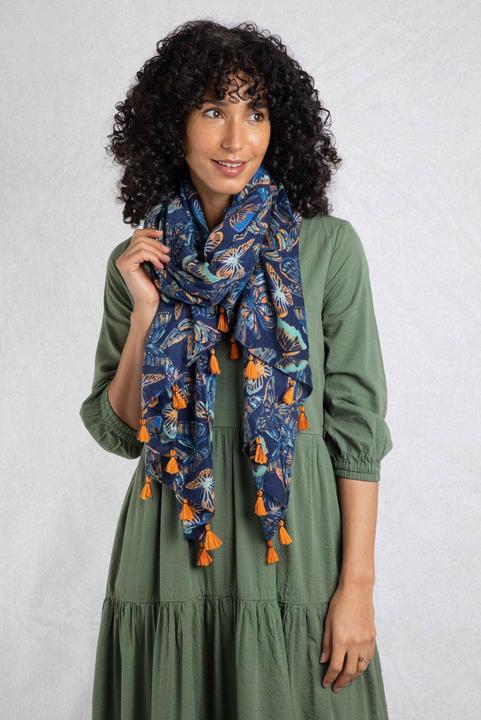 Actual product image Weird Fish Marelia Tassel Eco Friendly Scarf
