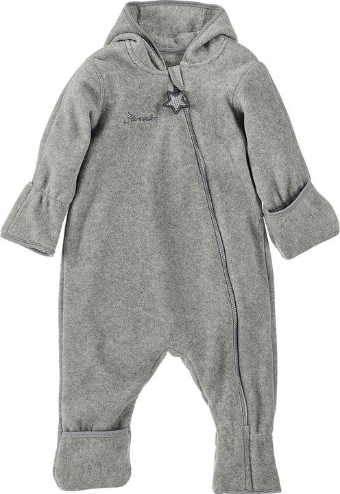 Produktbild Sterntaler Fleecejacke Overall Silber Melange Gr. 86 (86)