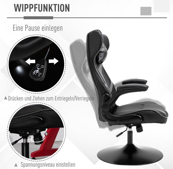 Produktbild Vinsetto Gaming Stuhl ergonomisch