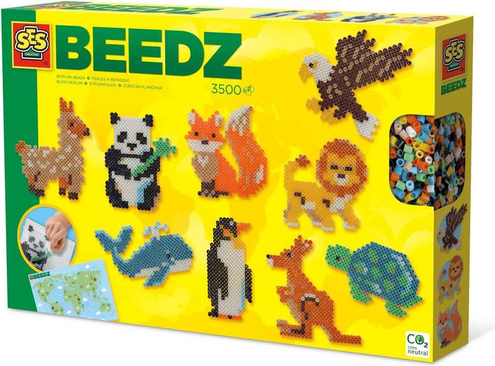 Actual product image Ses Iron on beads - World animals