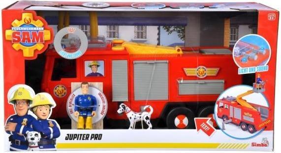 Actual product image Simba Fireman Sam Jupiter Wosu Sam and Radar Dogs Fireman Figure