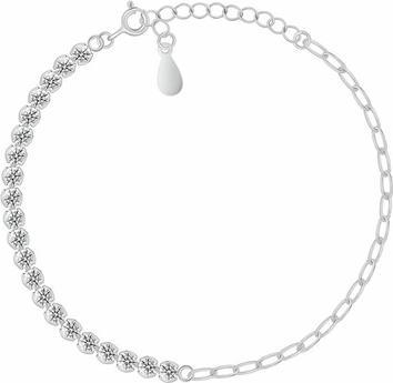 Produktbild Brilio Silver - Elegant bronze bracelet with zircons BRC157R