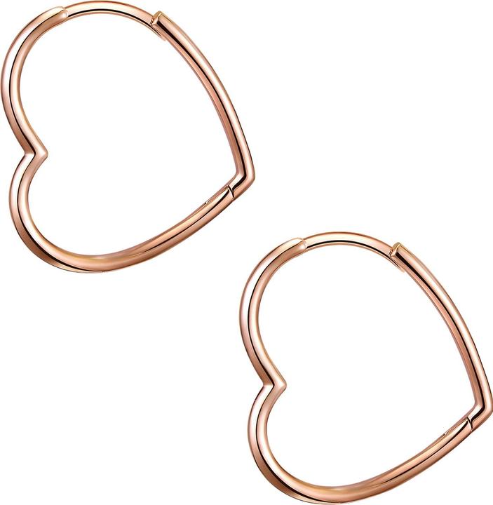 Immagine prodotto Glanzstücke München Cuore da donna in argento sterling e oro rosa - 12426 (Argento)