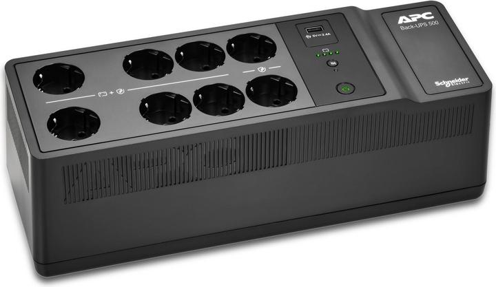 Image du produit APC BACK-UPS 500VA 8 ITALIAN (500 VA, 300 W, Standby Onduleur)