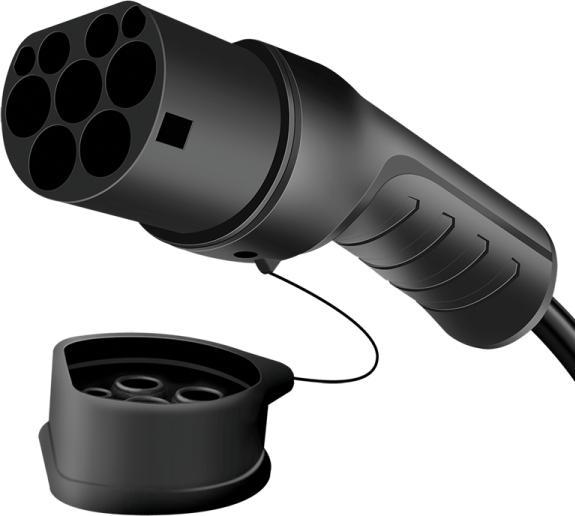 Produktbild LogiLink E-Auto-Ladekabel (Typ 2, 22 kW, 32 A, 7.50 m)
