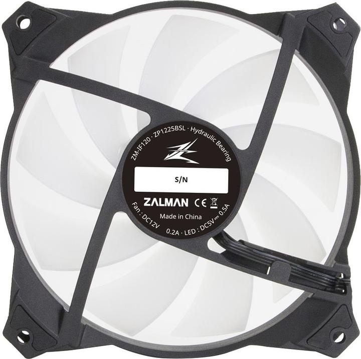 Actual product image Zalman ZM-IF120 Infinity Mirror 120mm ARGB 3-Pack & Controller (120 mm, 3 x)