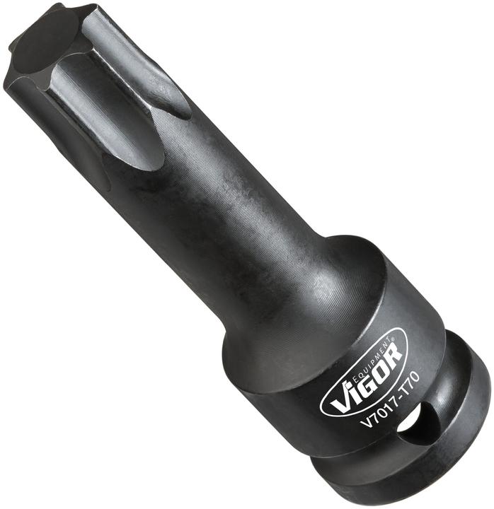Actual product image Vigor 1/2" TORX IMPACT DRIVER INSERT T70