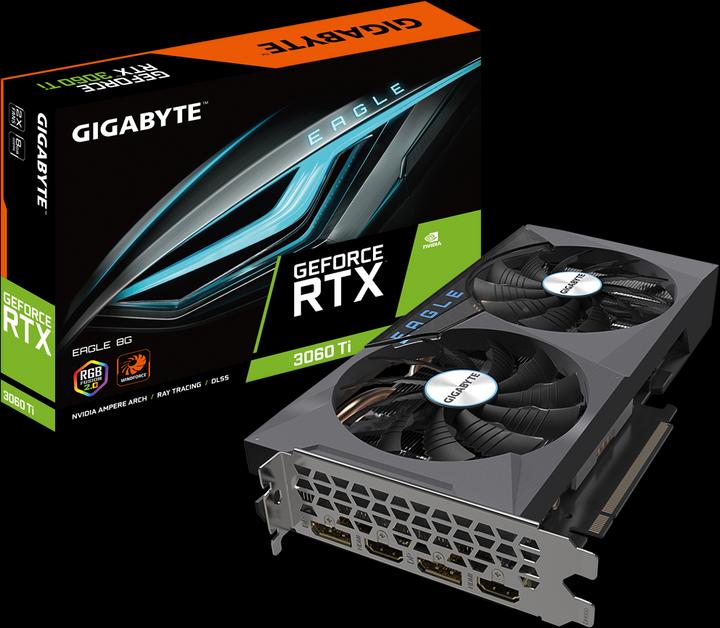 Produktbild Gigabyte GeForce RTX 3060 Ti EAGLE 8G (8 GB)