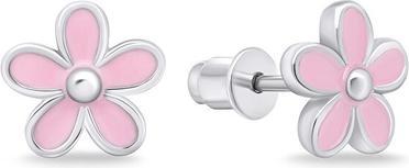 Brilio Silver - Charming silver earrings Flowers EA704WP