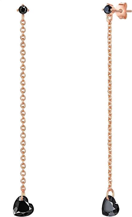 Produktbild Glanzstücke München Damen Herz Sterling Silber Spinell Roségold - 32410 (Sterling Silber)
