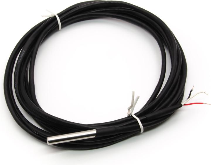 Actual product image Purecrea 3m temperature sensor waterproof DS18B20 shielded
