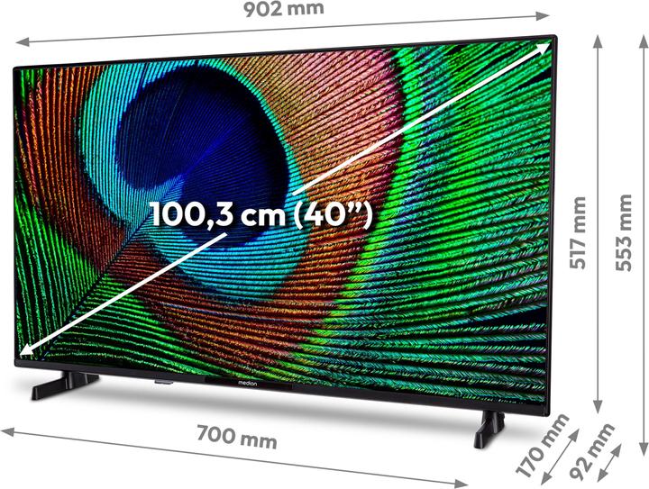 Immagine prodotto Medion LIFE P14031 (MD 29242) Android TV (40", LCD, Full HD)