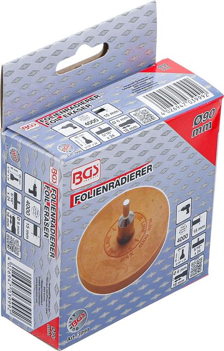 Actual product image BGS Foil Eraser Ø 90 mm