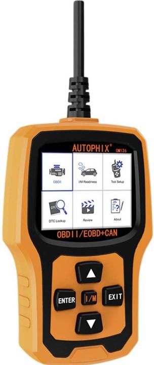 Actual product image No Name OBD2 diagnostic device OM126