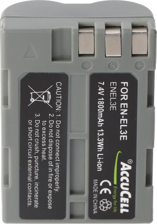 Image du produit AccuCell Batterie adaptée au Nikon D80 (Batterie)