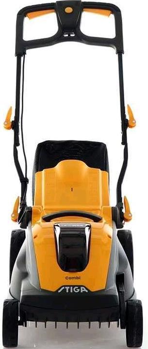 Actual product image Stiga COMBI 344e battery lawn mower incl. battery, incl. charger, adjustable handlebar, soft grip, with S (Rechargeable battery operated)