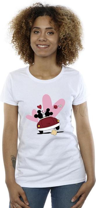 Immagine prodotto Disney Mickey Mouse Car Print Maglietta Donna (L)