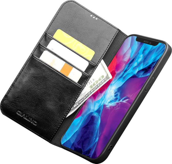 Image du produit QiAlino Fourre Flip cuir véritable (Apple iPhone 13 Pro Max)
