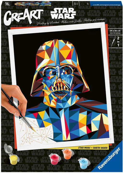 Immagine prodotto Ravensburger CreArt - Pittura per numeri 23731 - Star Wars - Darth Vader - da 12 anni