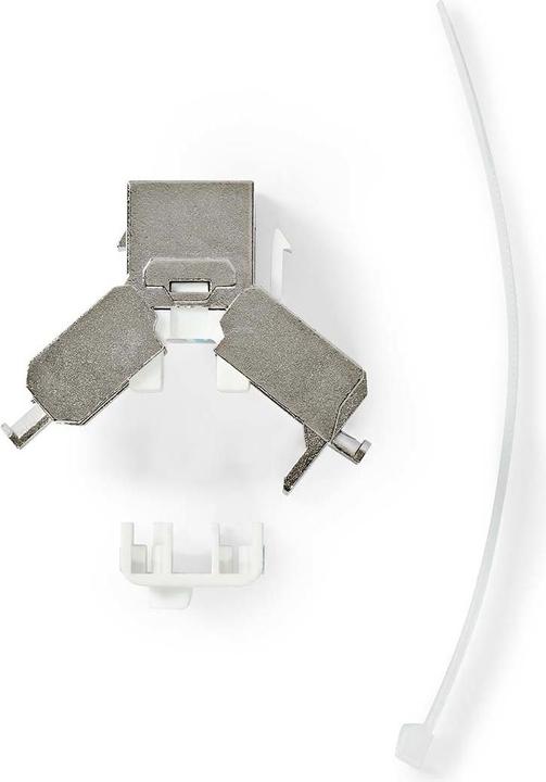 Actual product image Nedis Keystone | CAT7 | RJ45 socket | S/FTP | Metal | Box (Keystone module)