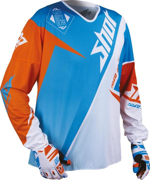 Produktbild Shot FLEXOR MAROON Jersey blau-orange-weiss XXL (XXL)