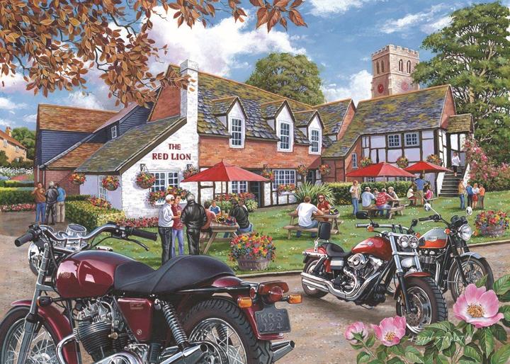 Actual product image The House of Puzzles Puzzle 1000 pieces Easy Riders (1000 pieces)